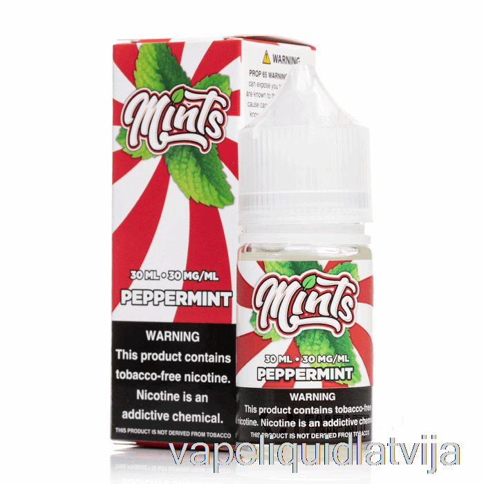 Piparmētru Sāļi - Mints Vape Co - 30ml 30mg Vape šķidrums